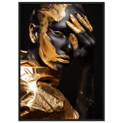 Eclipsed in gold - Poster - Arthena