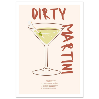 Dirty Martini - Poster - Arthena