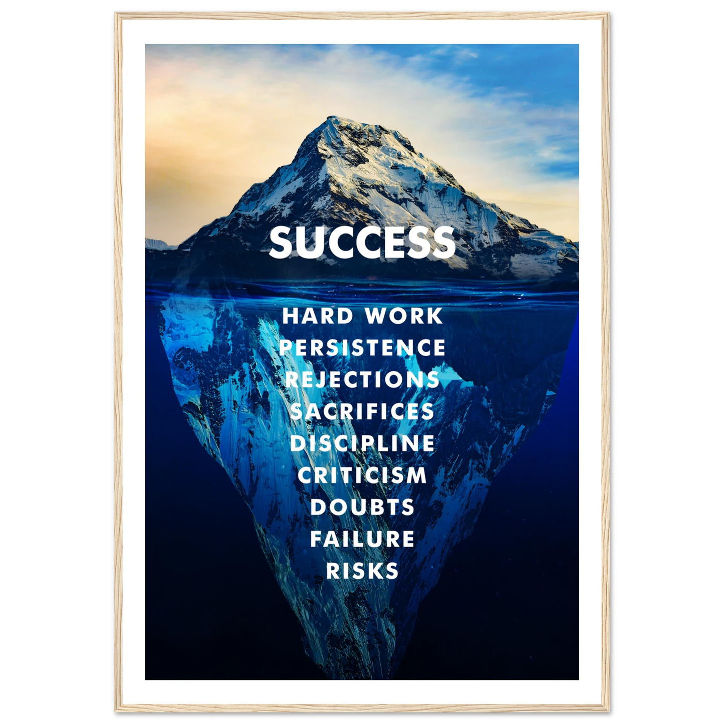 The Iceberg of Success - Poster - Arthena