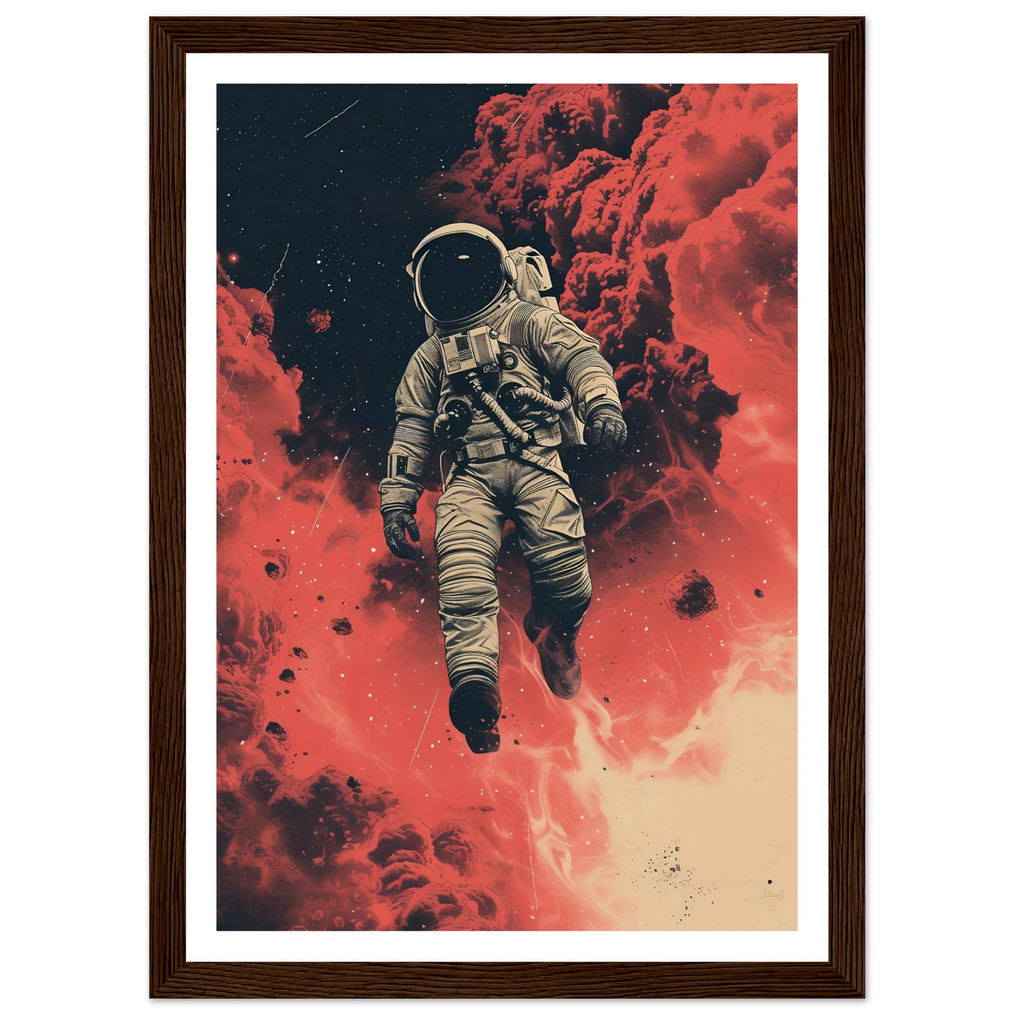 Scarlet Skies The Astronaut - Poster - Arthena
