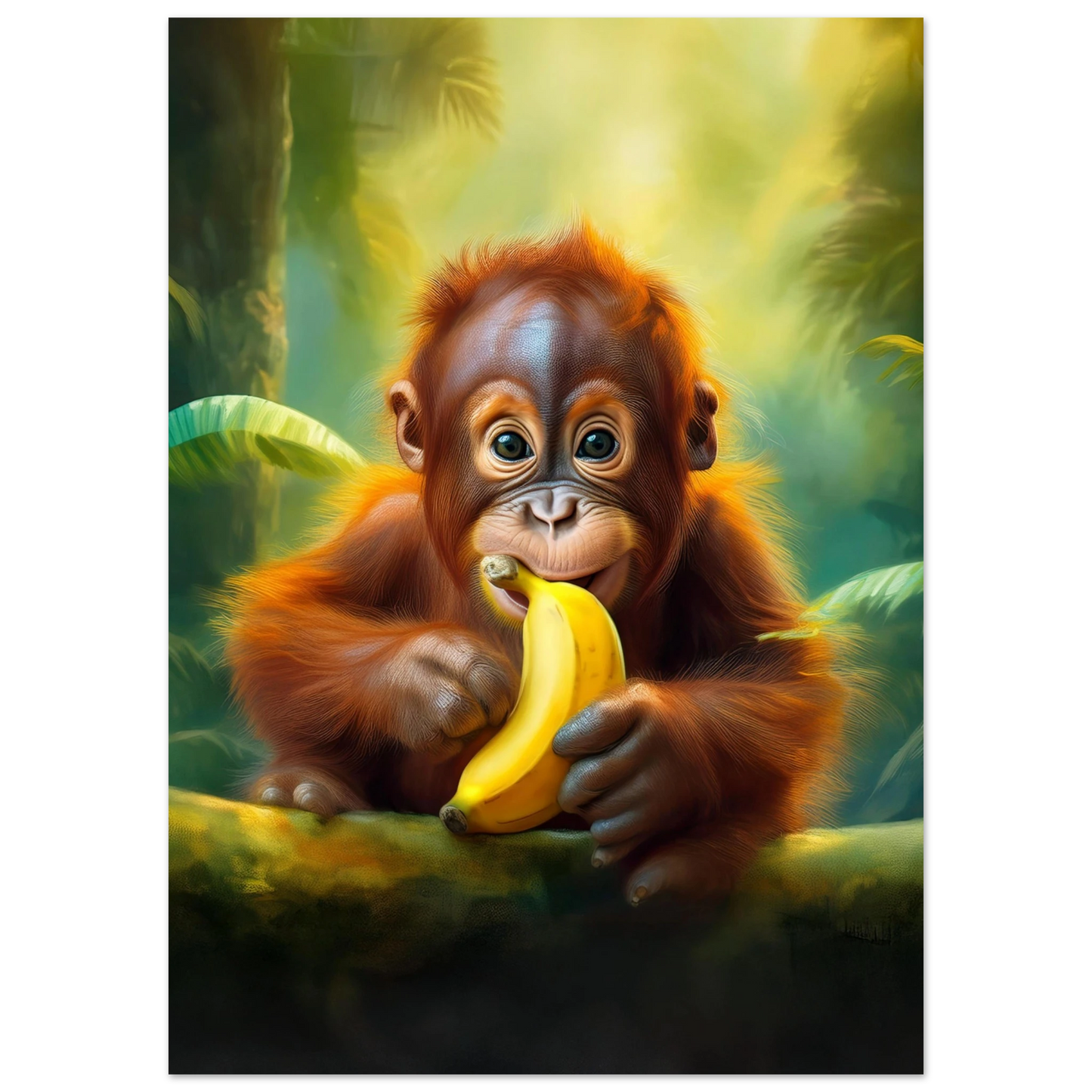 Orangutang Baby - Poster - Arthena