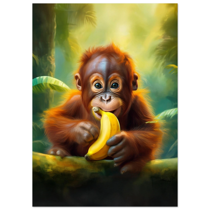 Orangutang Baby - Poster - Arthena