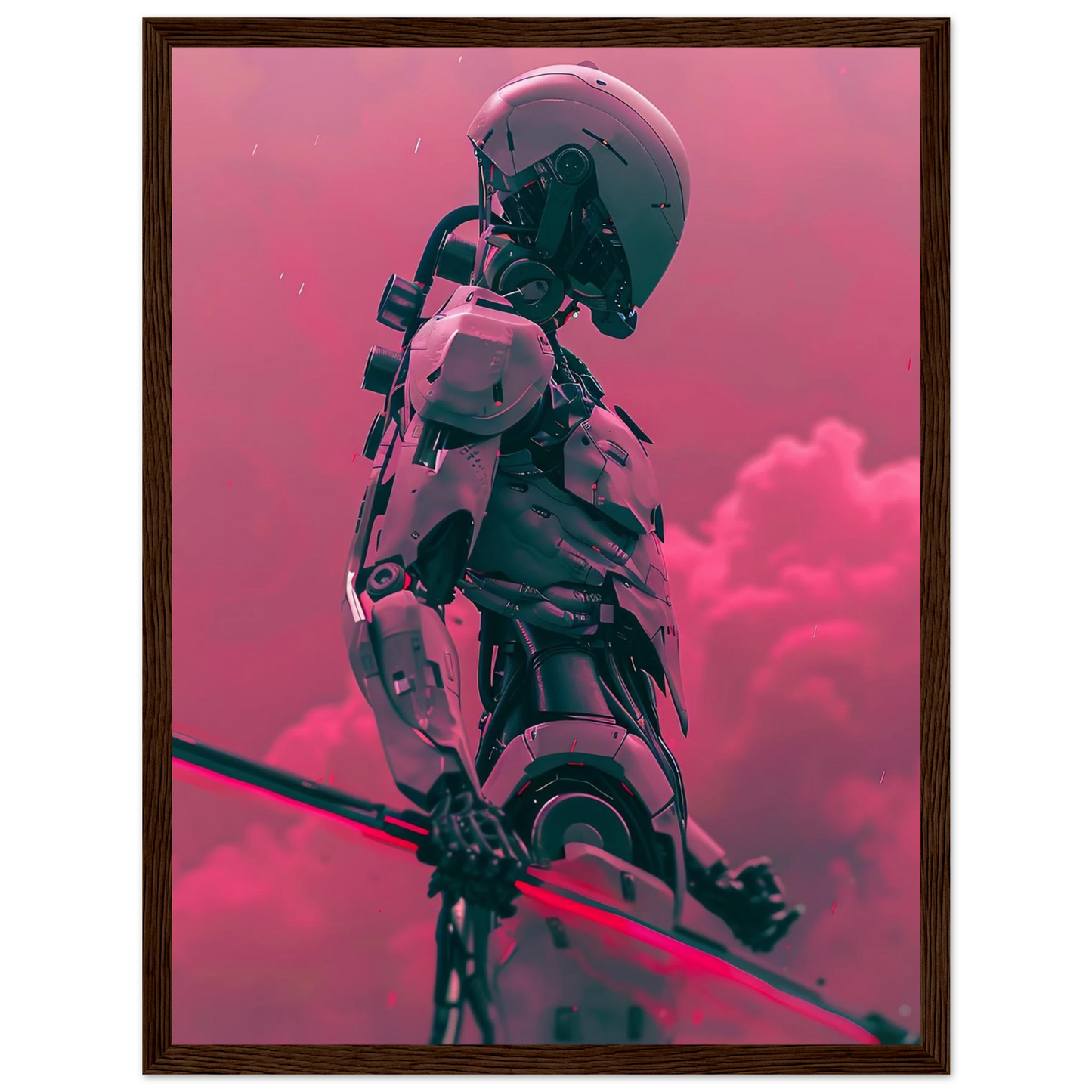 Battle Droid in the Rosy Mist - Poster - Arthena
