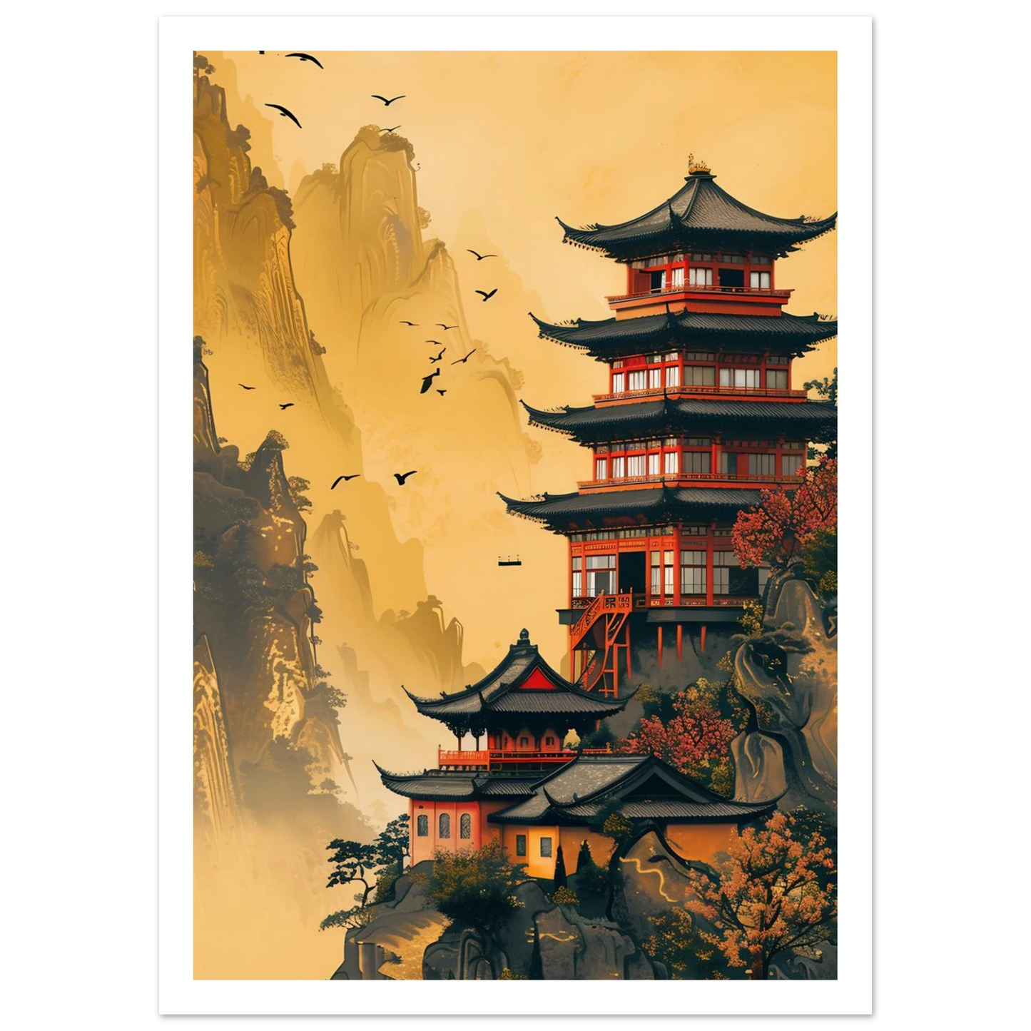 Temple of Tranquility - Poster - Arthena