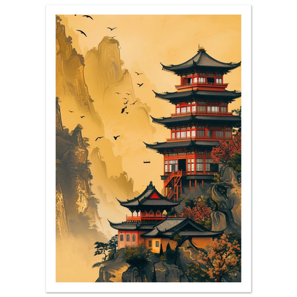 Temple of Tranquility - Poster - Arthena