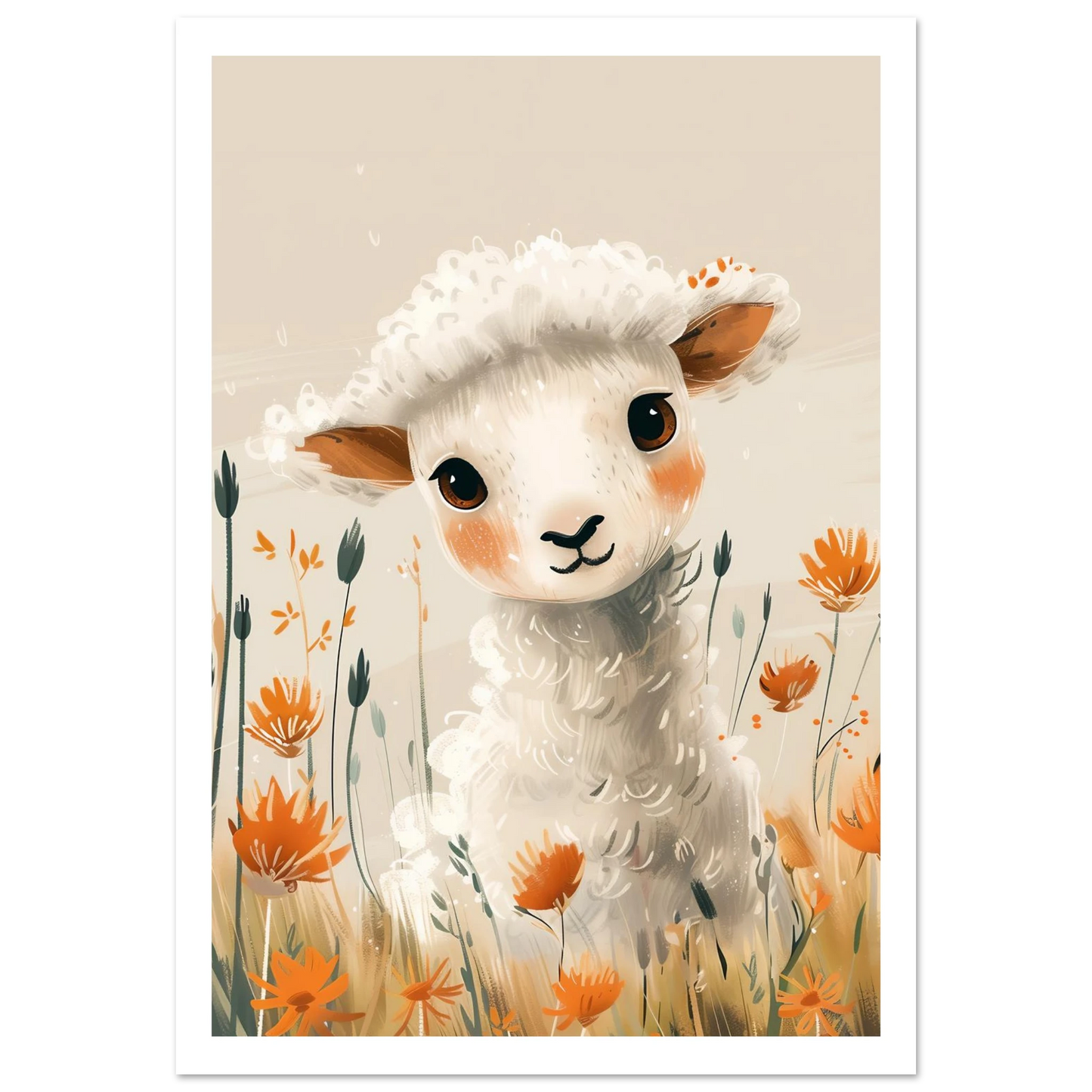 Baby Lamb - Poster - Arthena