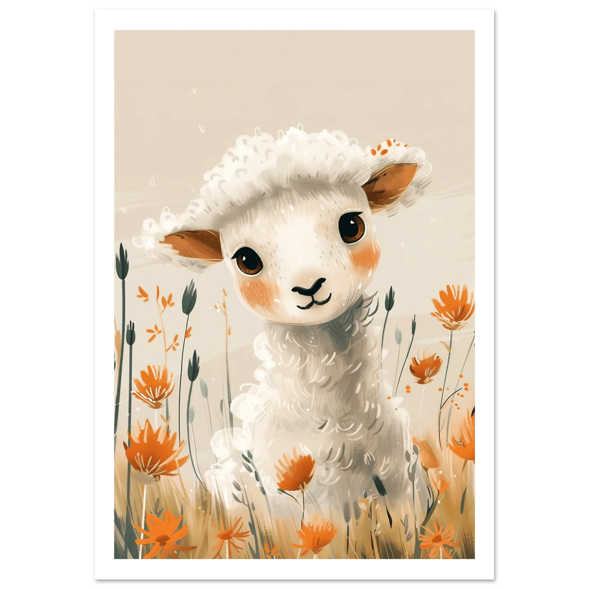 Baby Lamb - Poster - Arthena