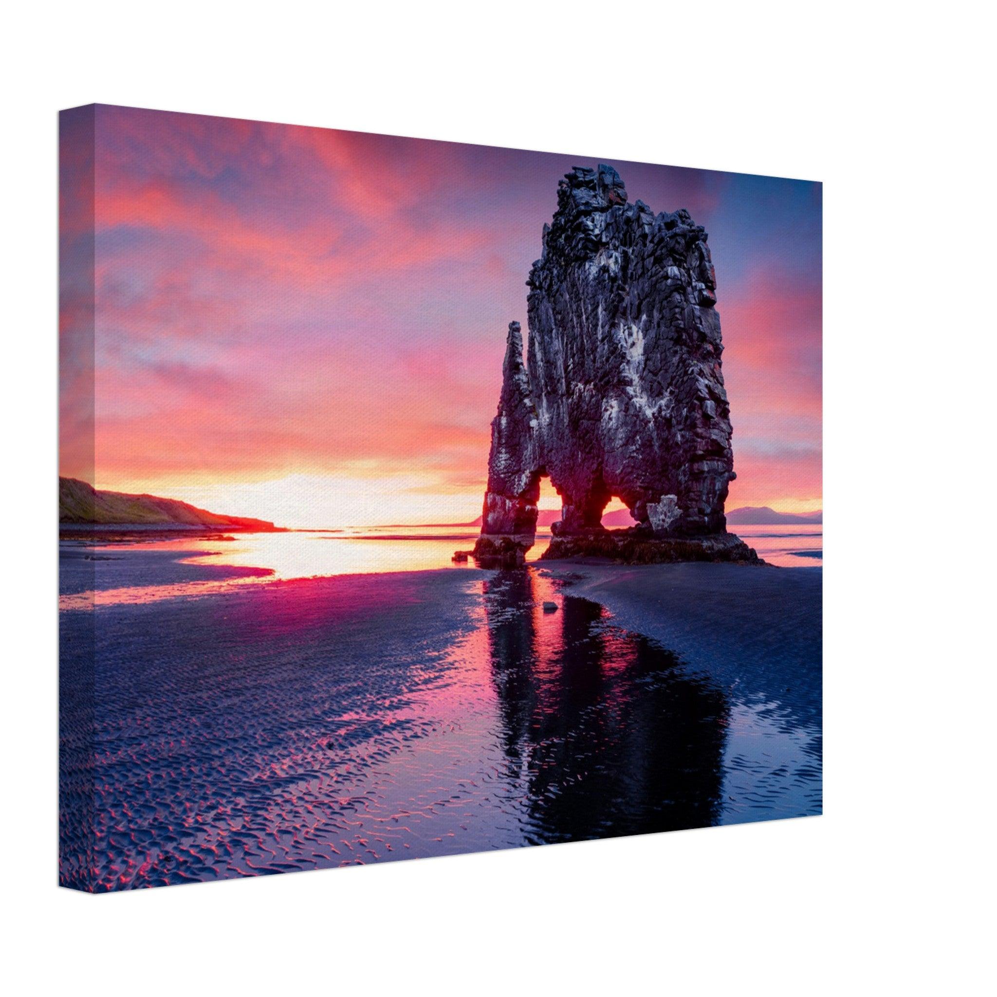 Rock of fire and sky - Canvas - Arthena