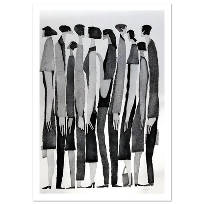 Silent Crowd - Poster - Arthena