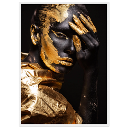 Eclipsed in gold - Poster - Arthena