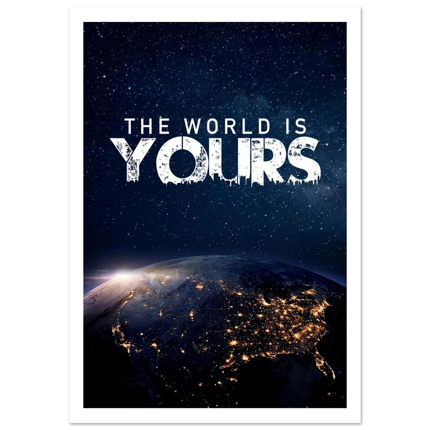 The World Is Yours - Poster - Arthena