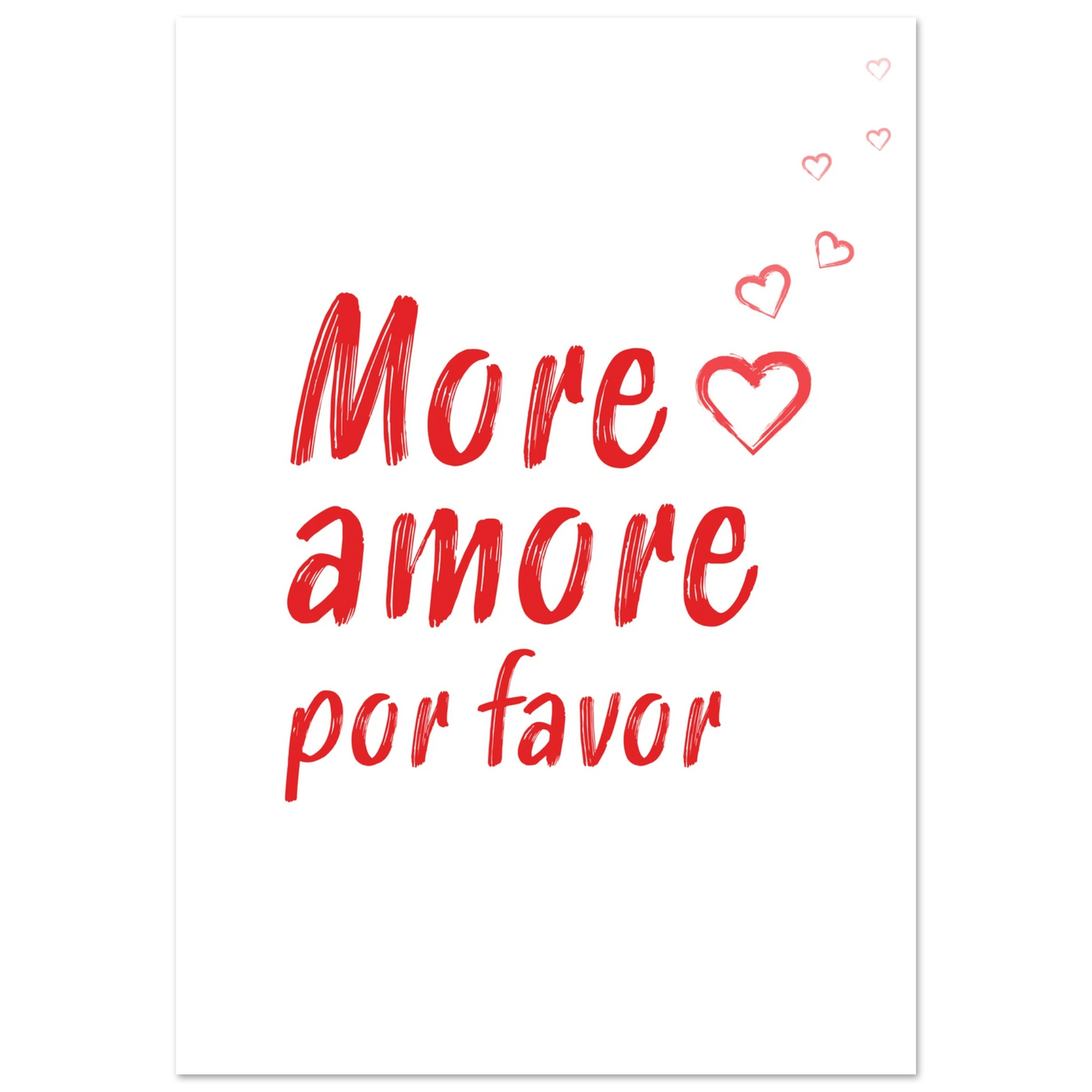 More Amore Por Favor - Poster - Arthena