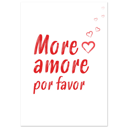 More Amore Por Favor - Poster - Arthena