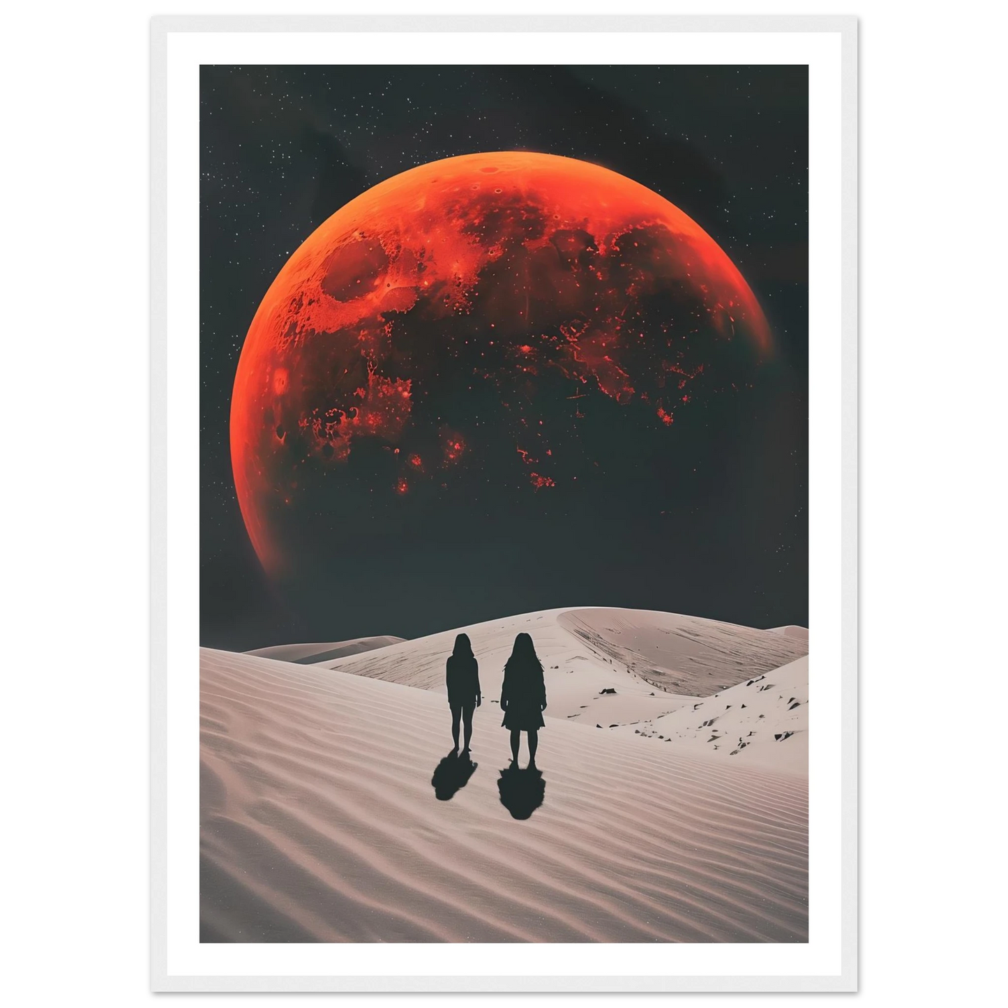 Two Gazes Towards the Unknown - Poster - Arthena