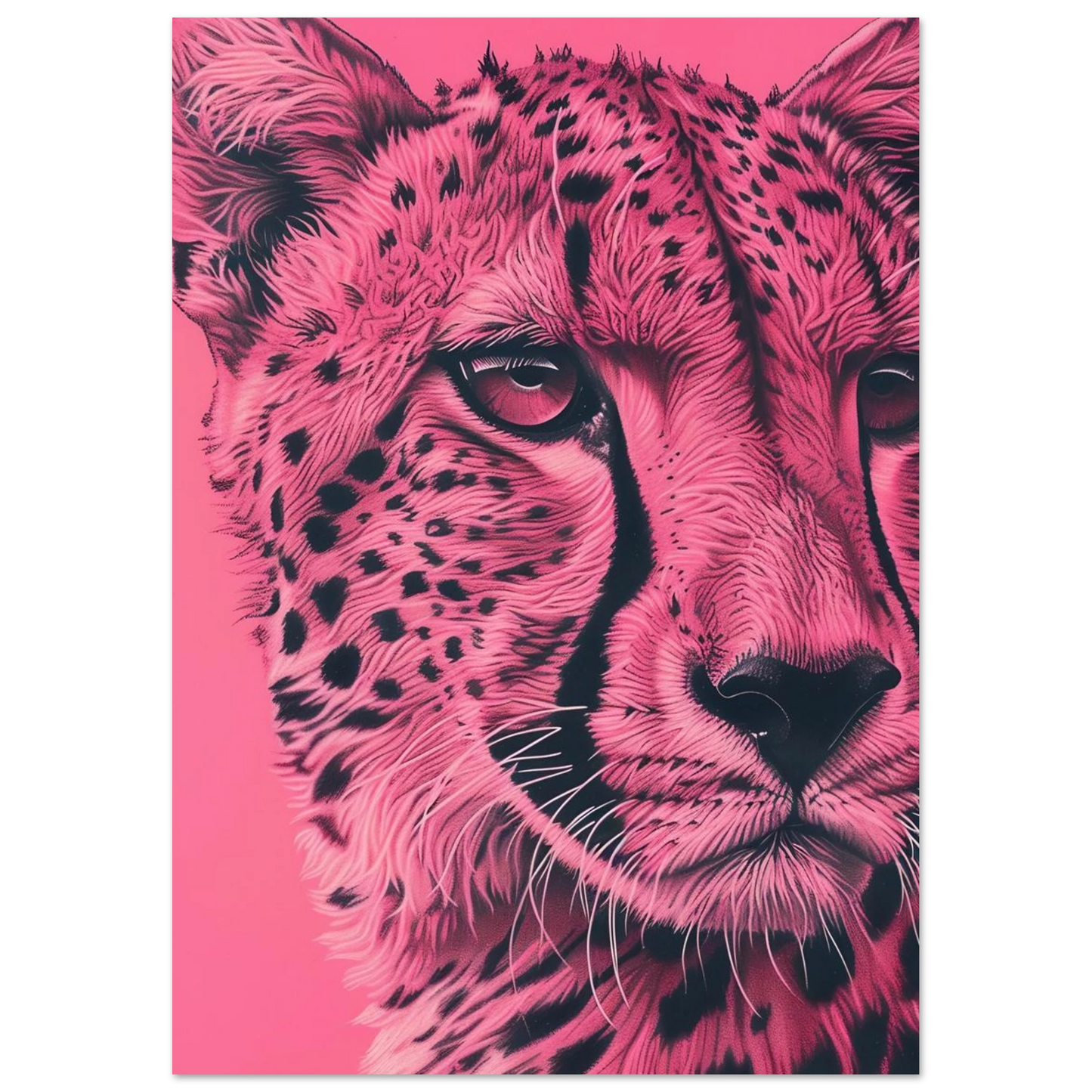 A Pink Cheetah - Poster - Arthena