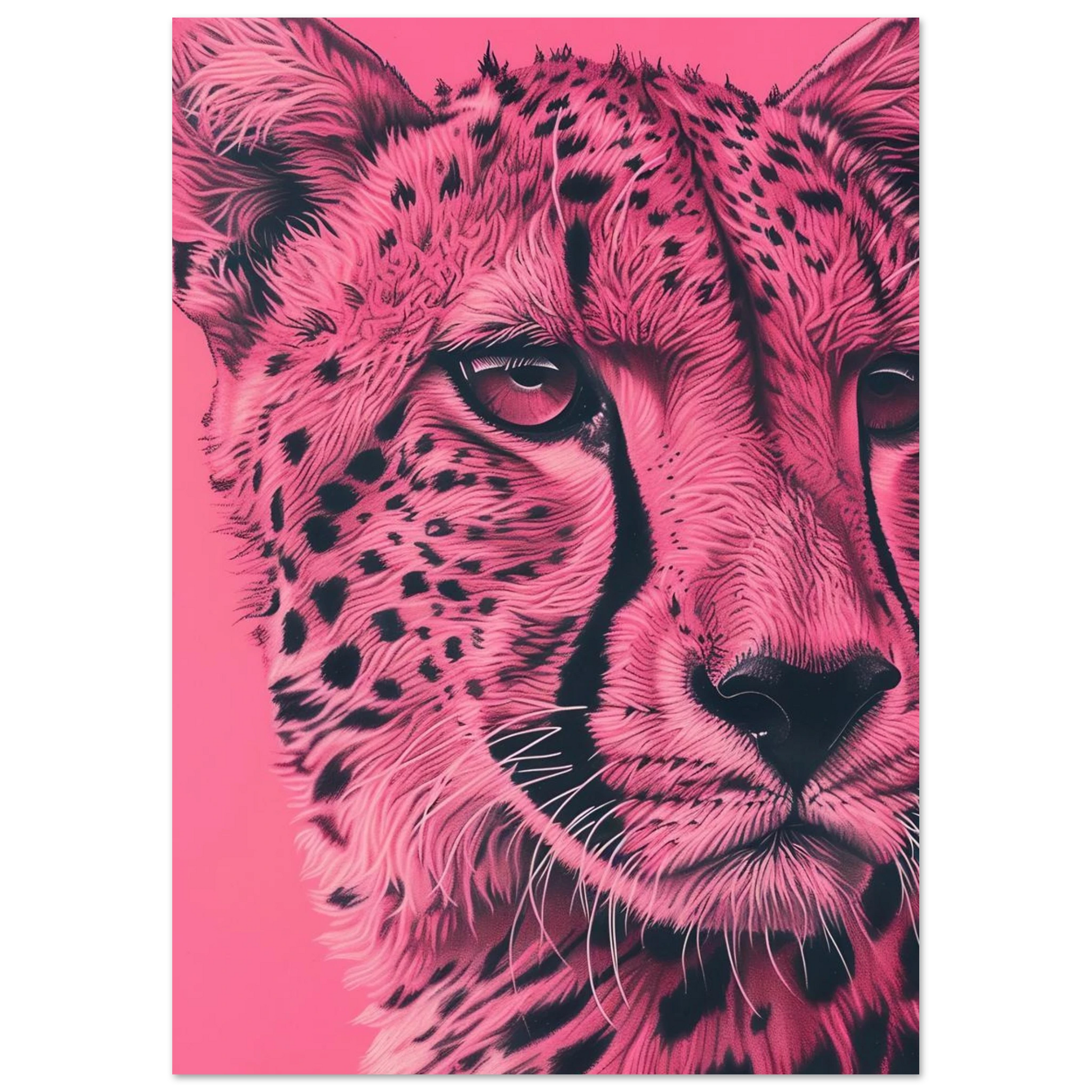 A Pink Cheetah - Poster - Arthena
