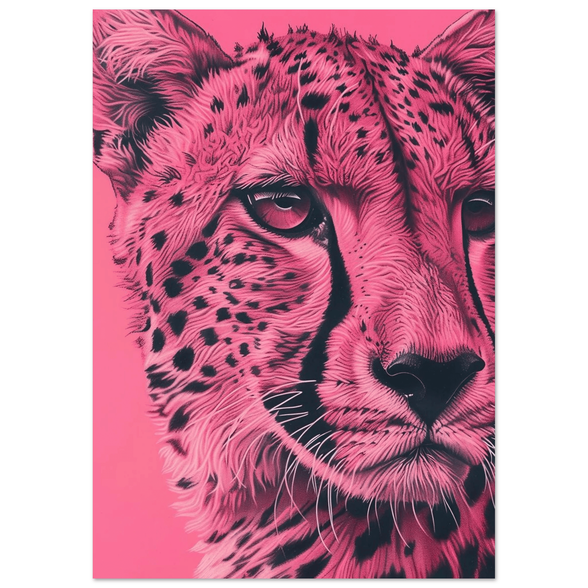 A Pink Cheetah - Poster - Arthena