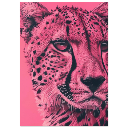 A Pink Cheetah - Poster - Arthena