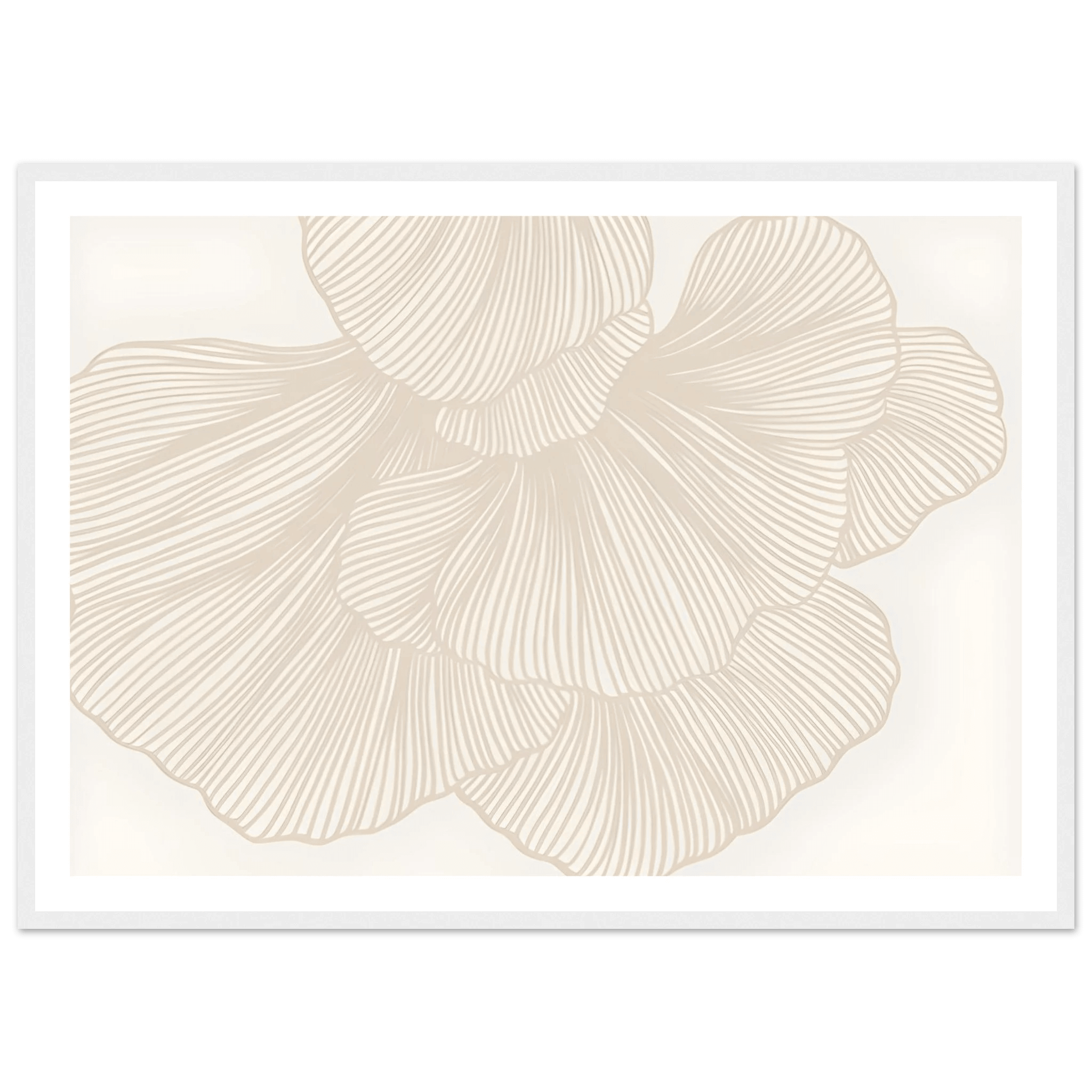 Flower Lines - Poster - Arthena