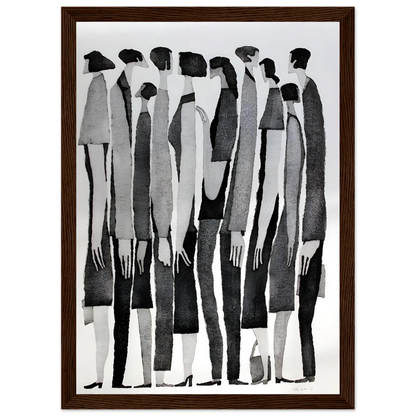 Silent Crowd - Poster - Arthena
