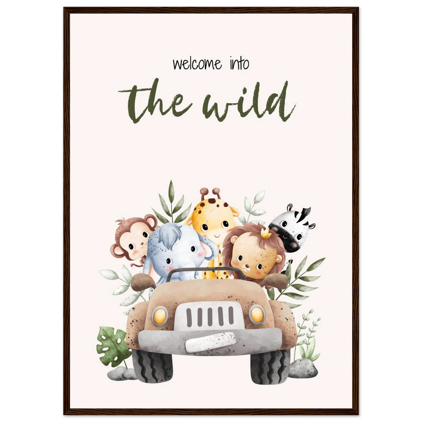 Welcome into the wild - Poster - Arthena