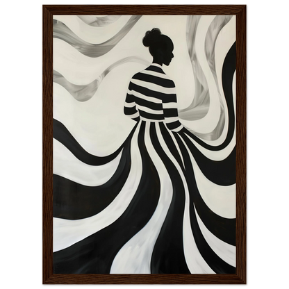 The Striped Silhouette - Poster - Arthena