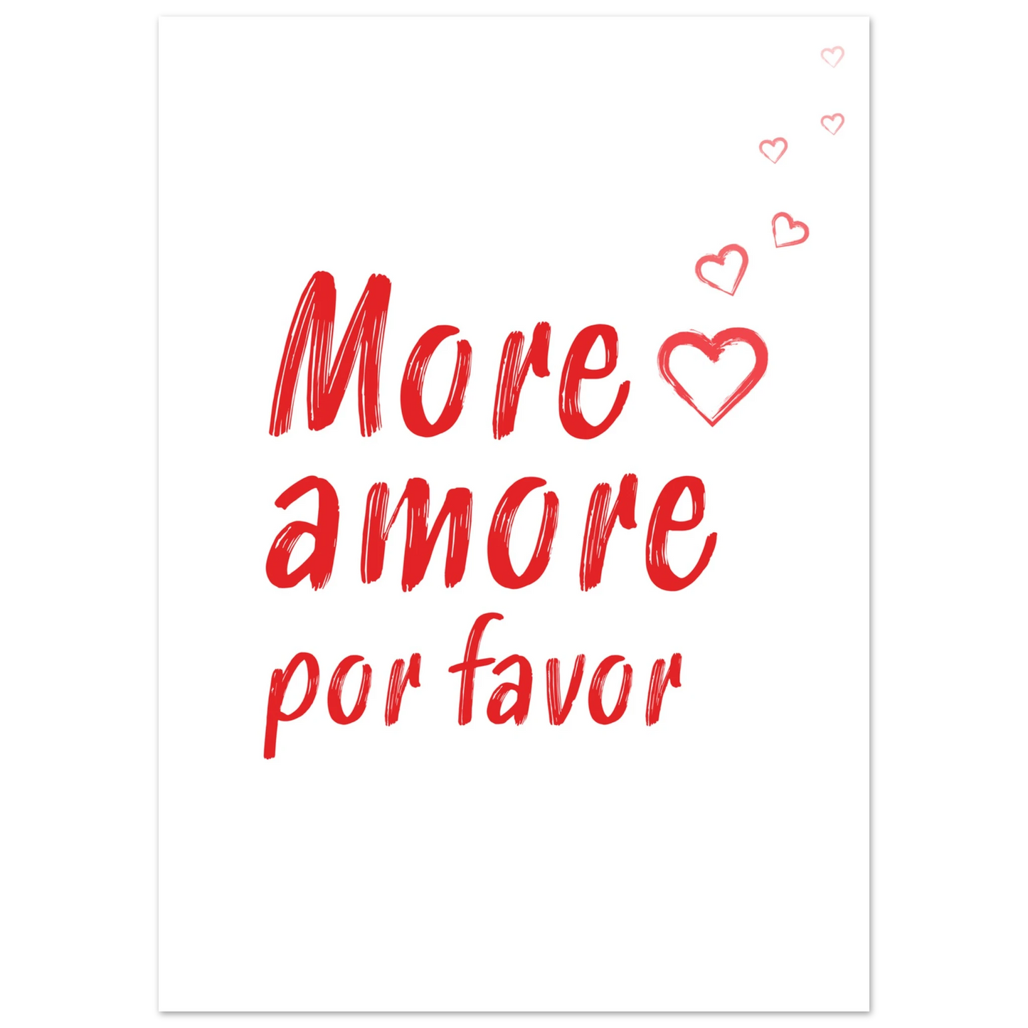 More Amore Por Favor - Poster - Arthena