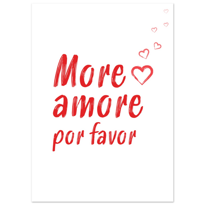 More Amore Por Favor - Poster - Arthena