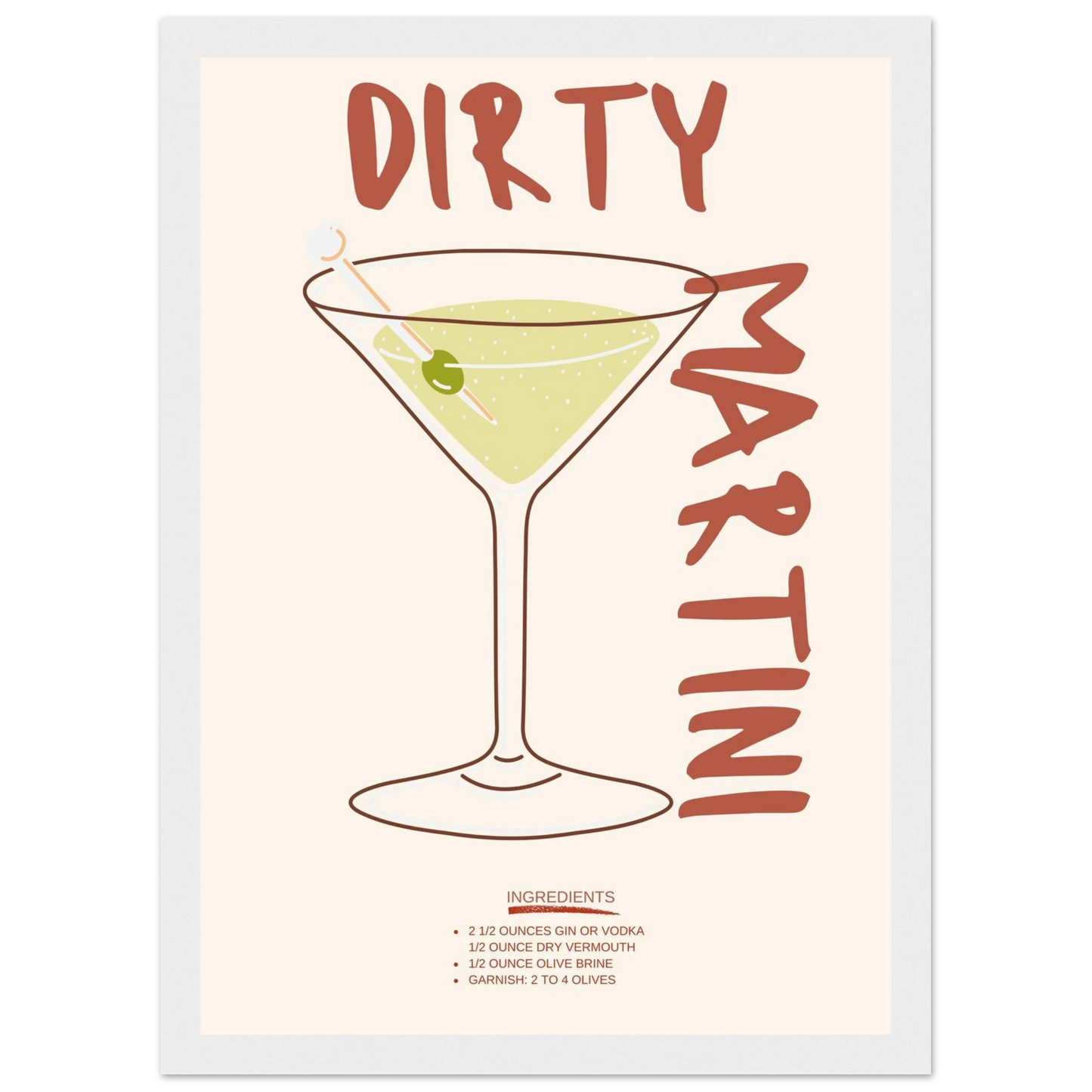 Dirty Martini - Poster - Arthena