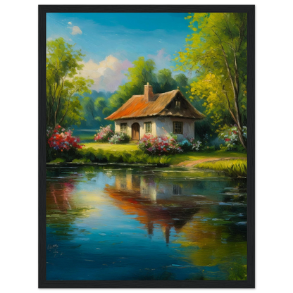 Serenity by the Lake - Poster - Arthena