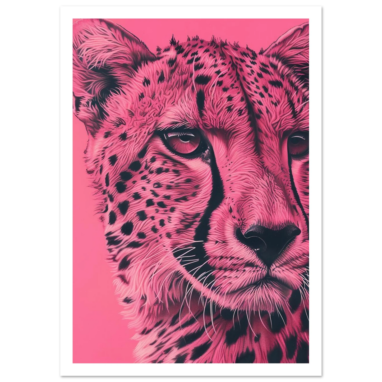 A Pink Cheetah - Poster - Arthena