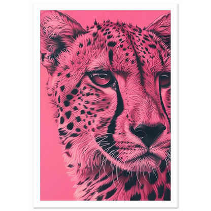 A Pink Cheetah - Poster - Arthena