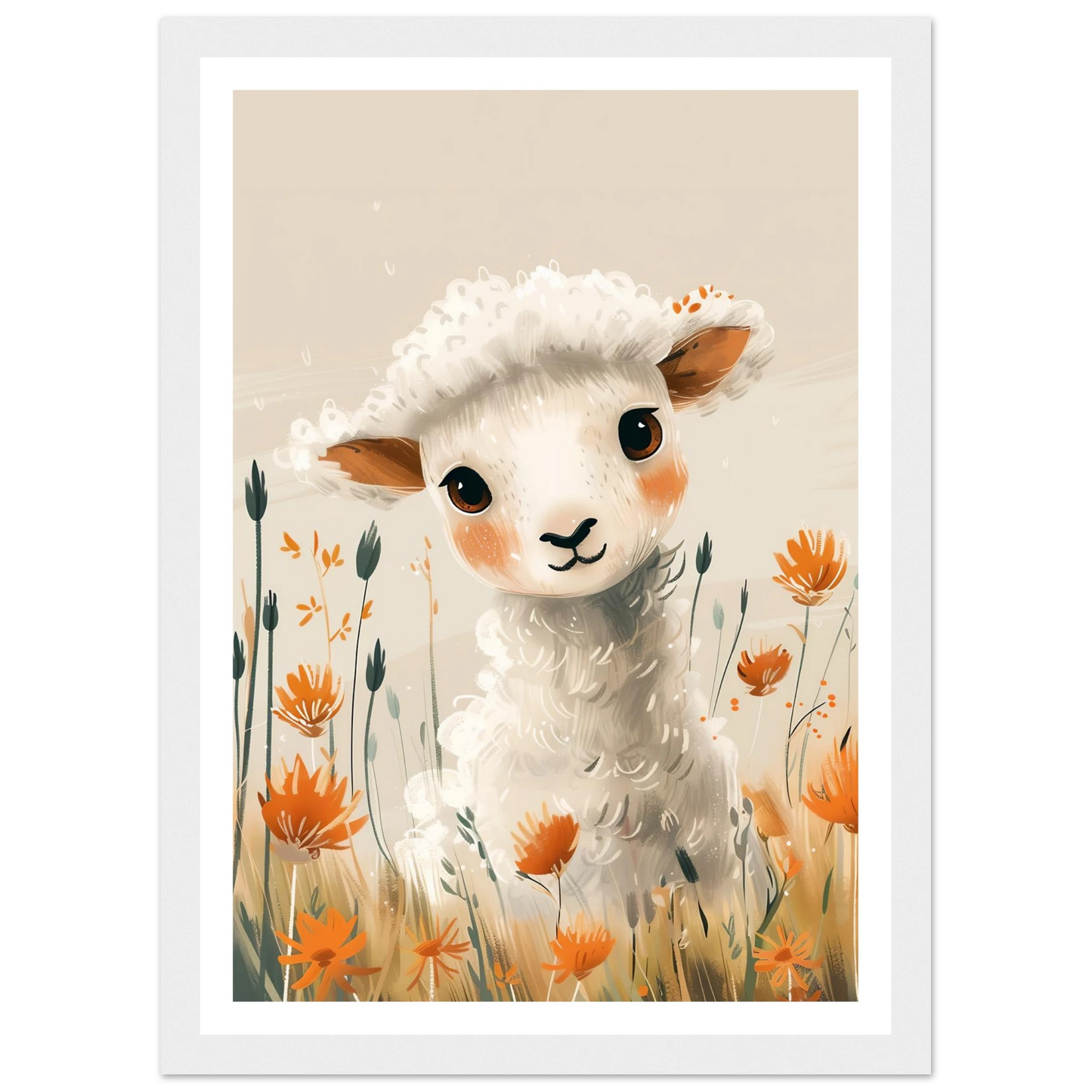 Baby Lamb - Poster - Arthena