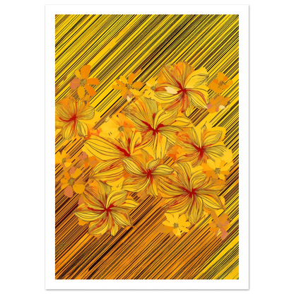 Golden Blossoms - Poster - Arthena