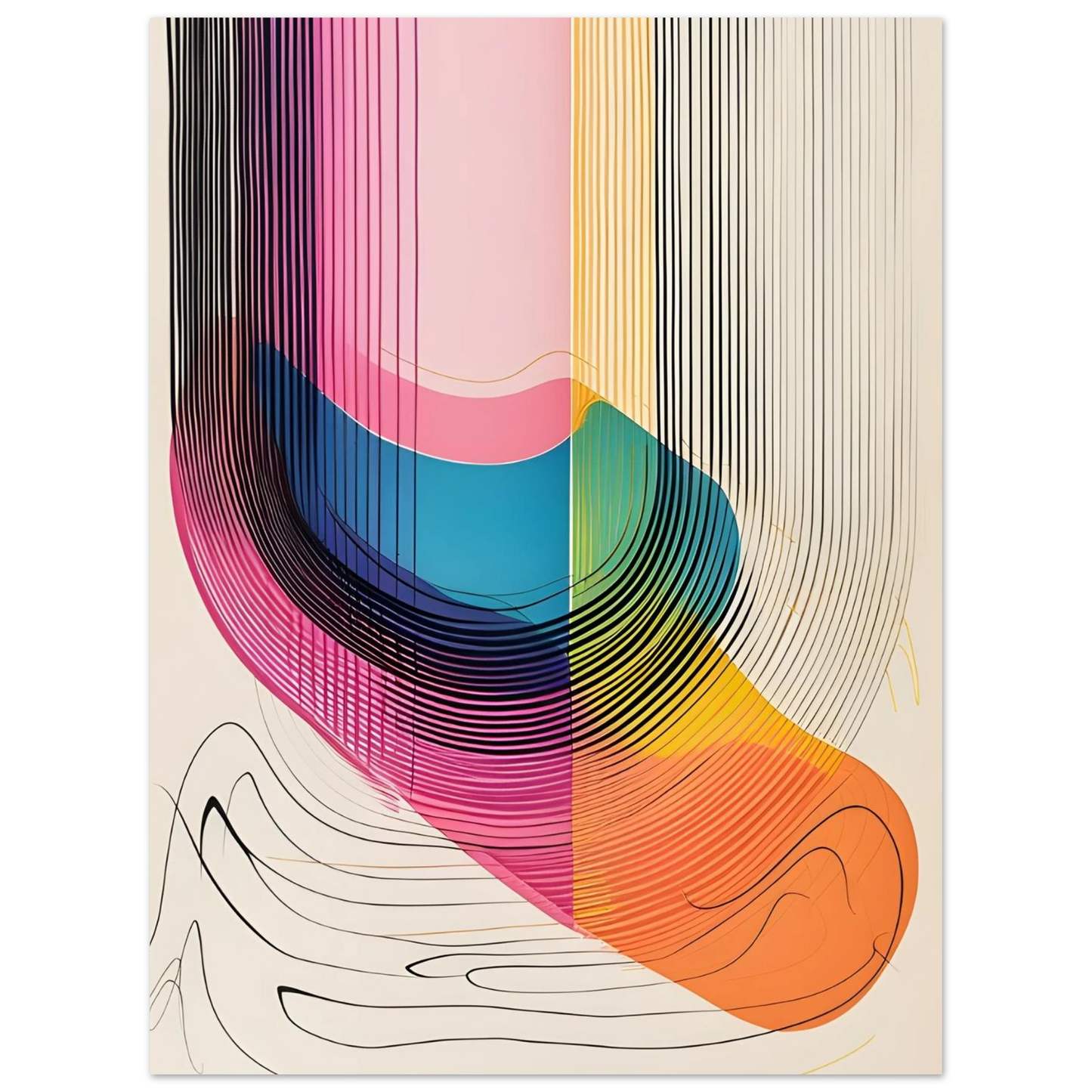 Vibrations of Color - Poster - Arthena