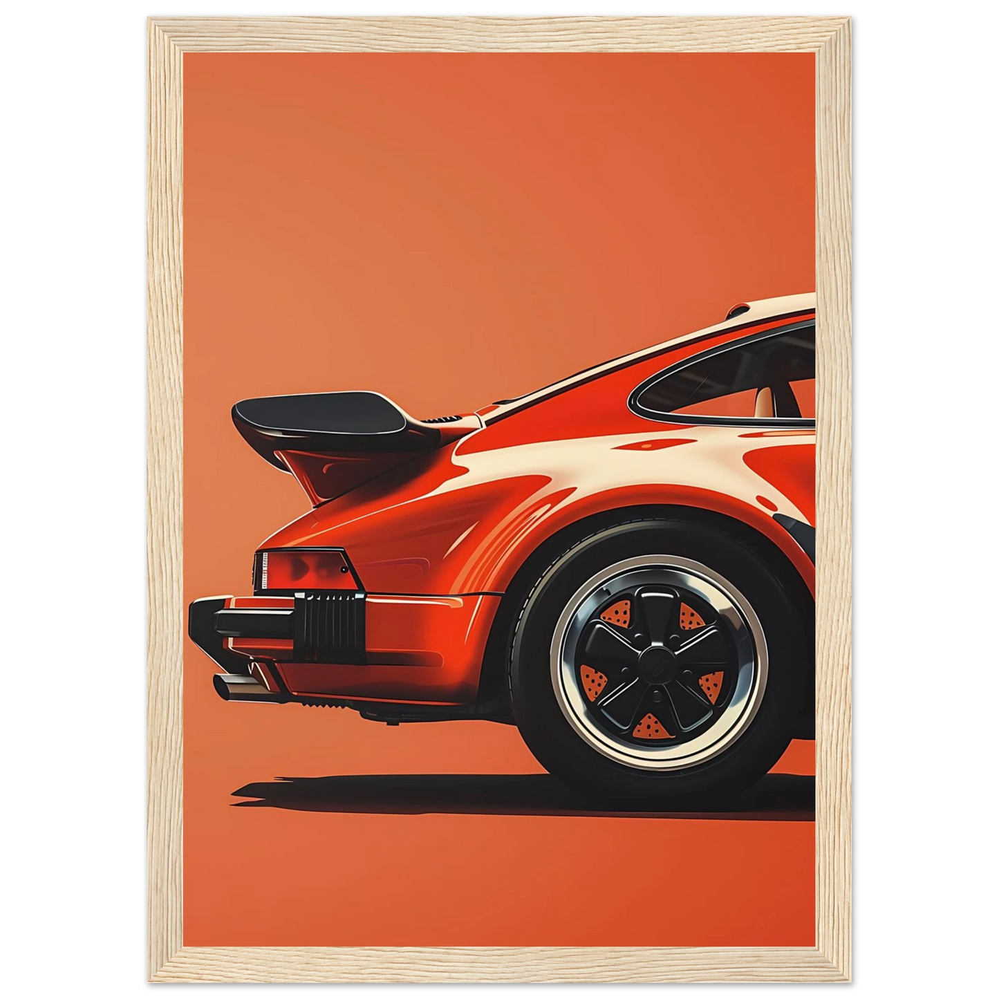 Retro Car - Poster - Arthena
