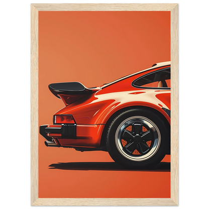 Retro Car - Poster - Arthena