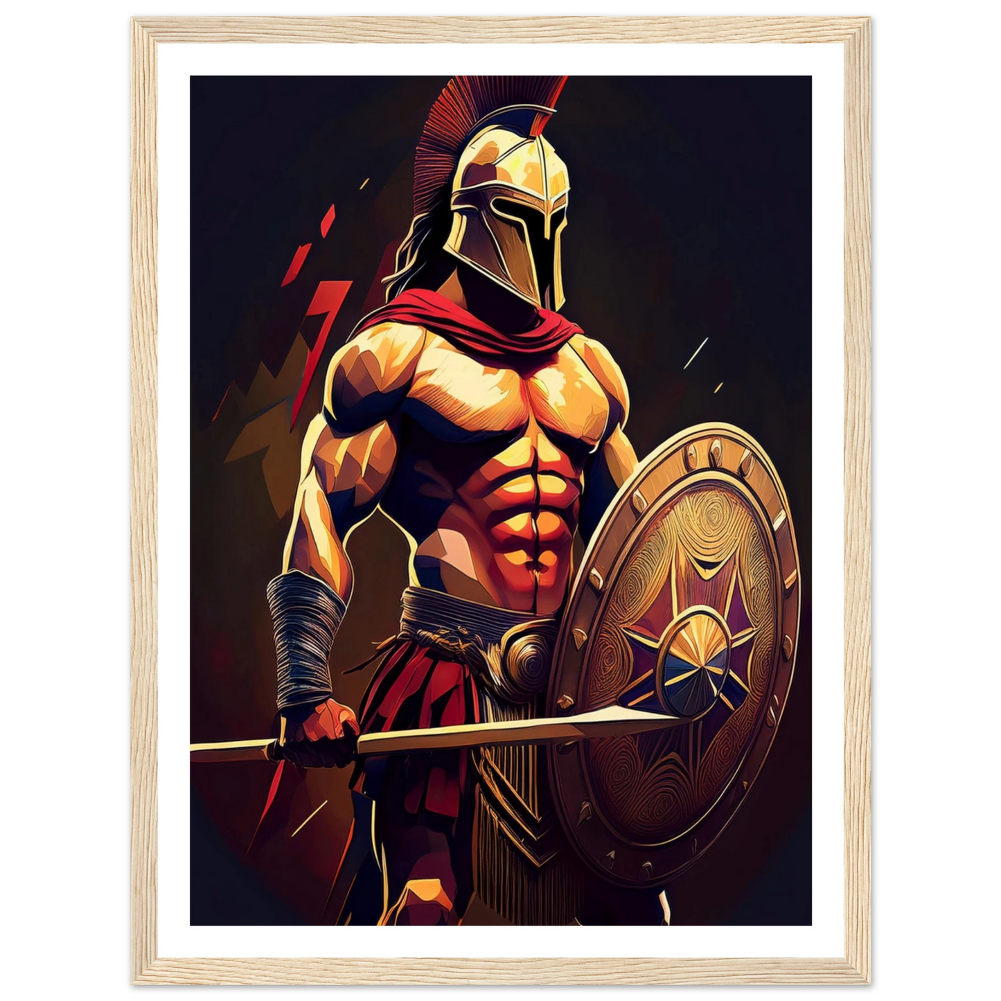 Spartan Warrior - Poster - Arthena