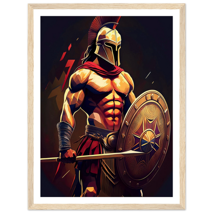 Spartan Warrior - Poster - Arthena