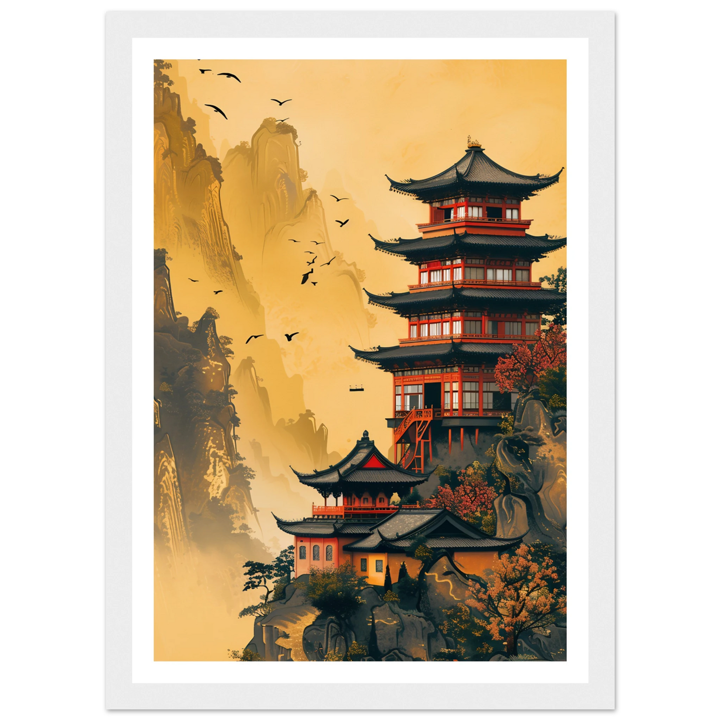 Temple of Tranquility - Poster - Arthena