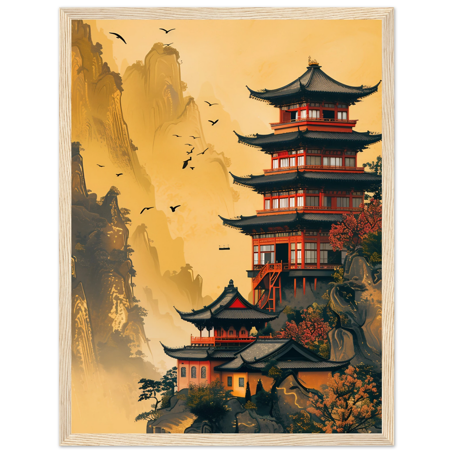 Temple of Tranquility - Poster - Arthena