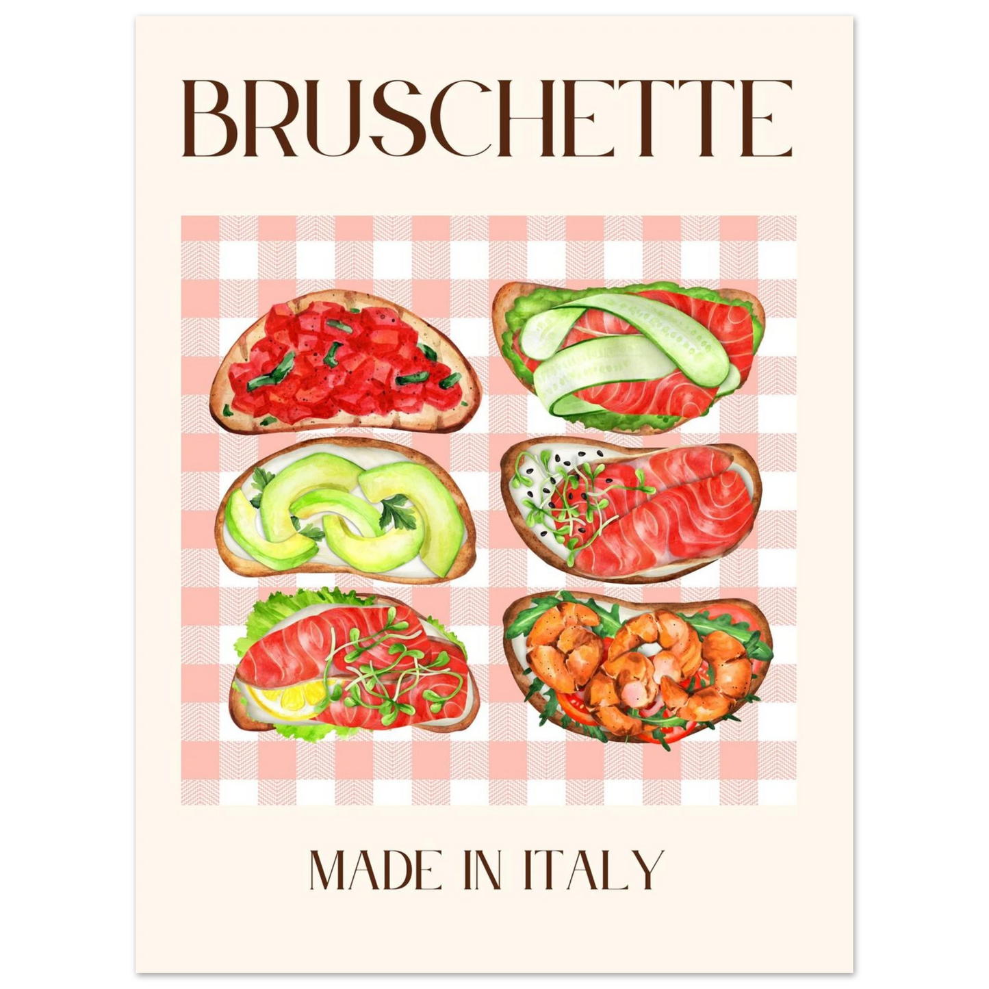 Bruschette - Poster - Arthena