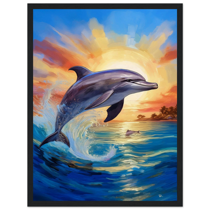 Happy Dolphine - Poster - Arthena