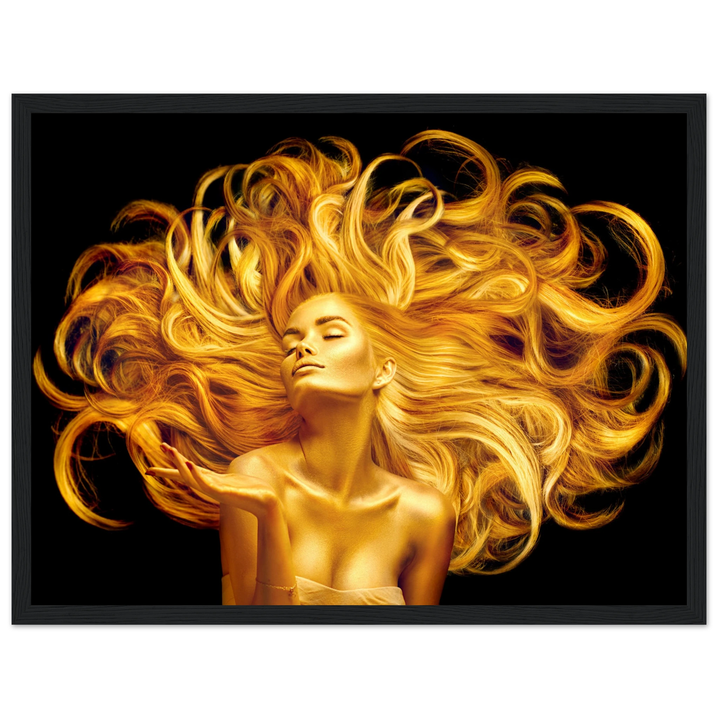 Golden Flow - Poster - Arthena