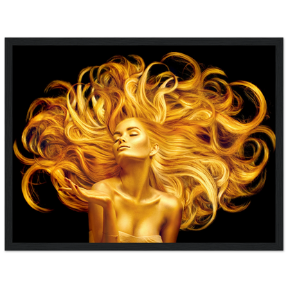 Golden Flow - Poster - Arthena