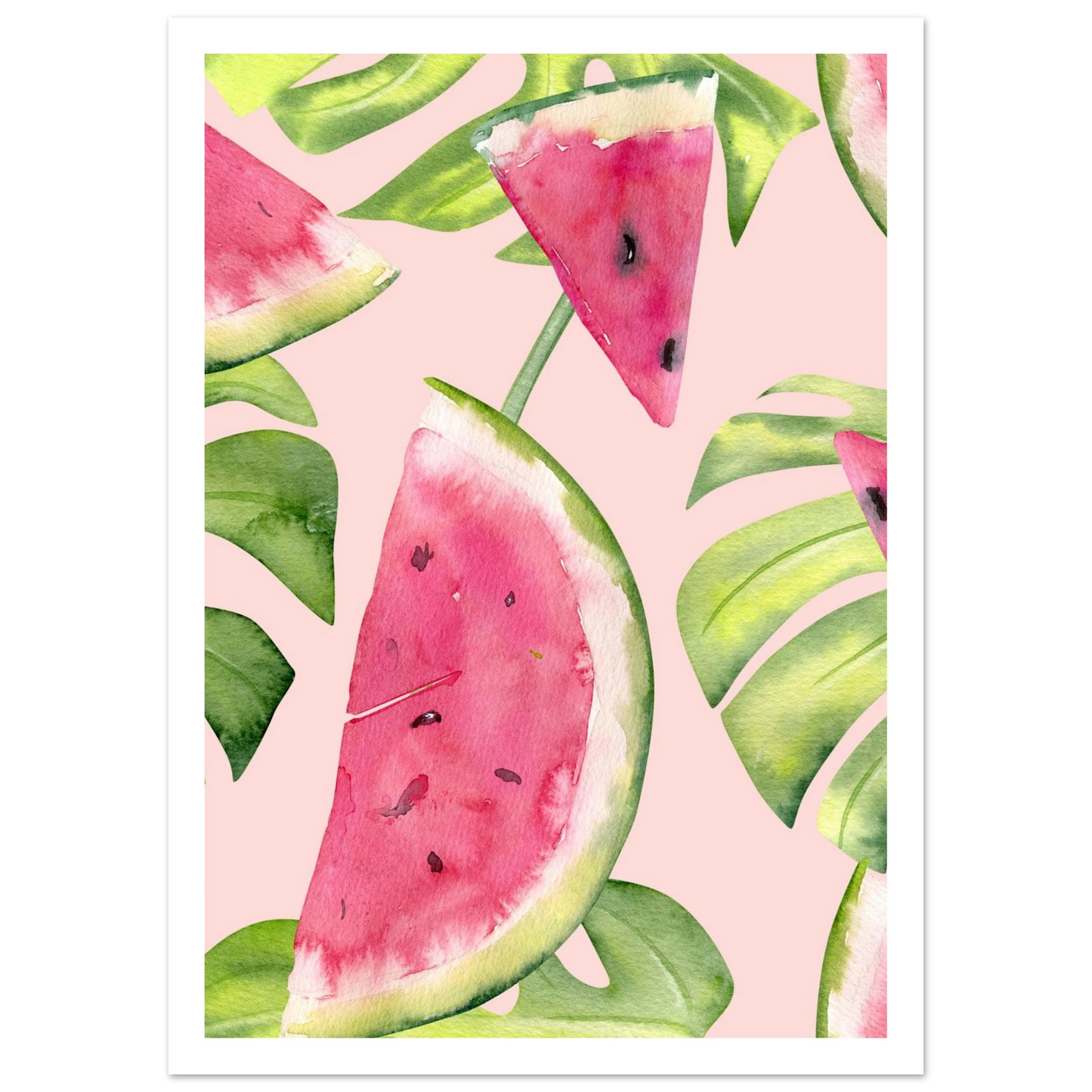 Watermelon Slices - Poster - Arthena