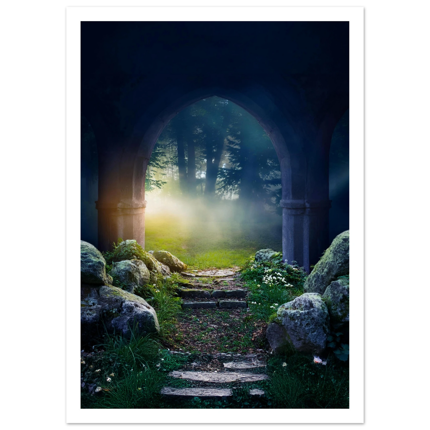 Portal to Tranquility - Poster - Arthena