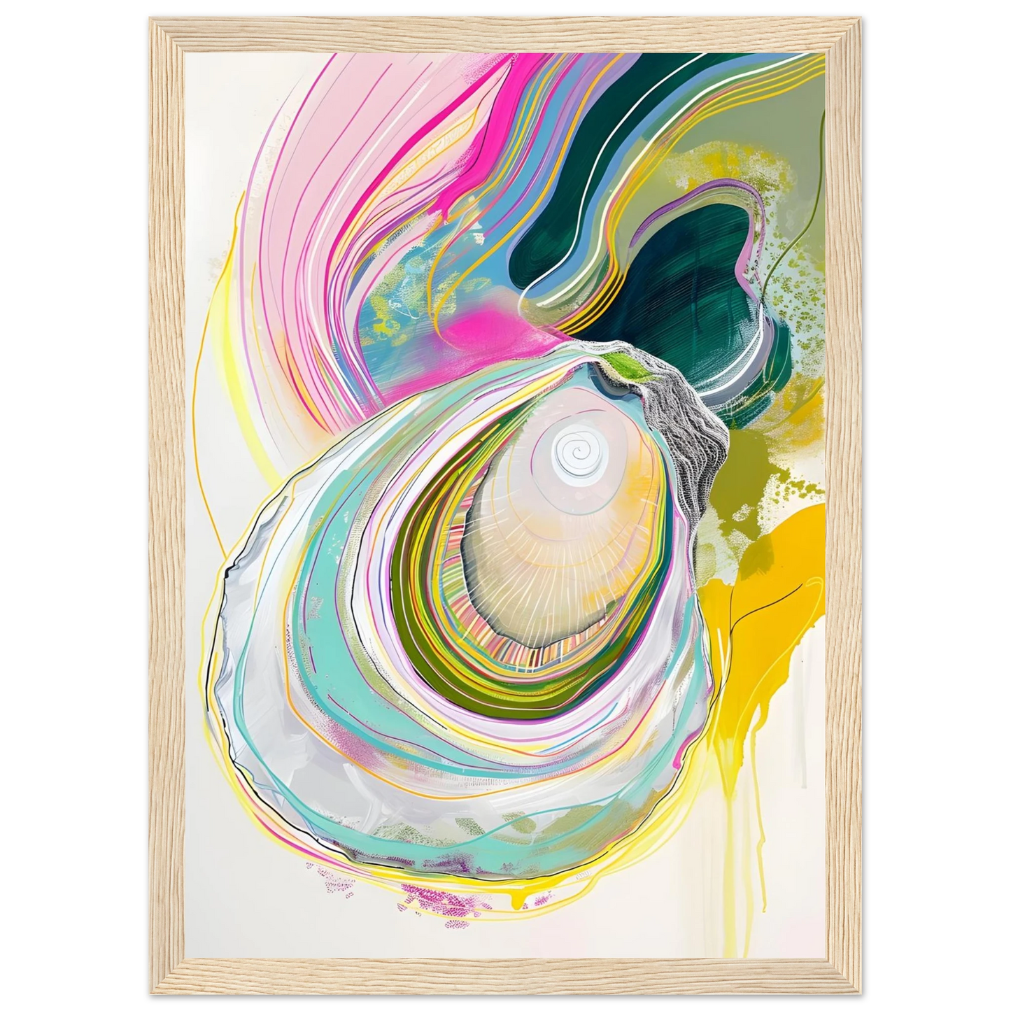 Colorful Oyster - Poster - Arthena