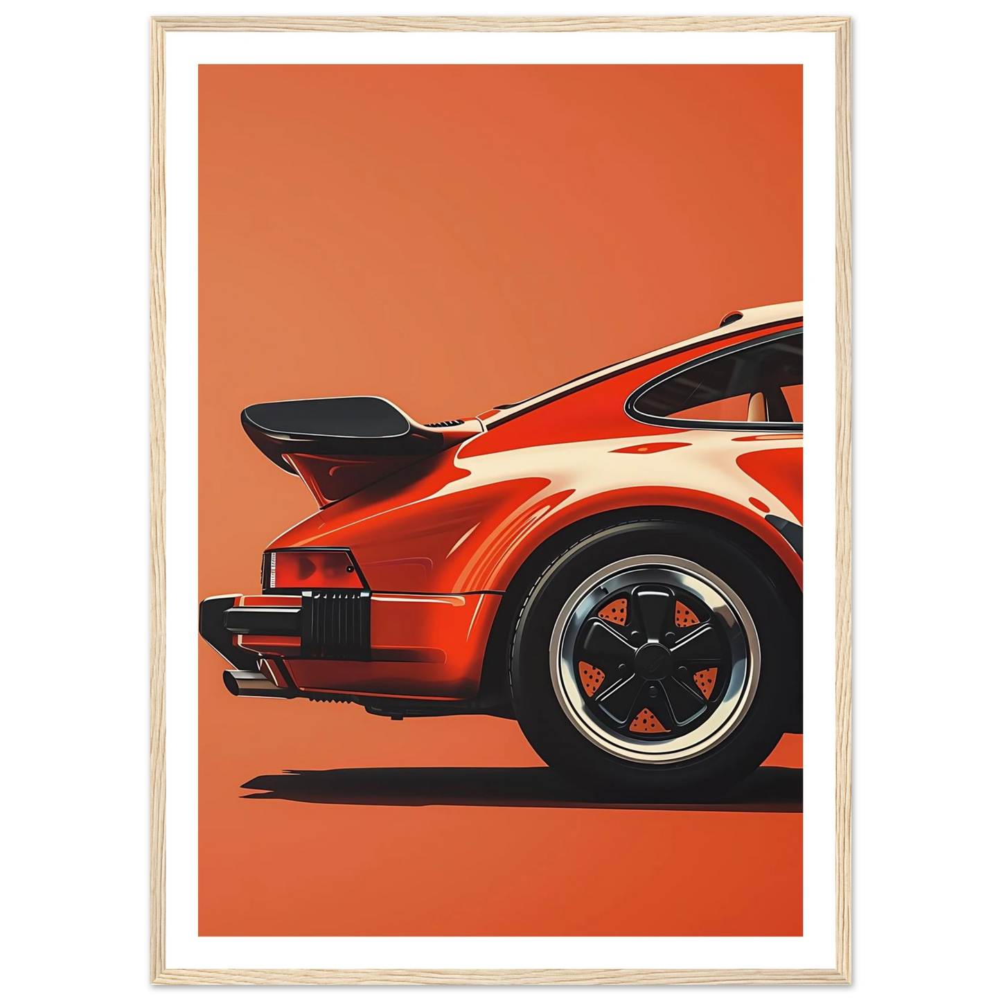 Retro Car - Poster - Arthena