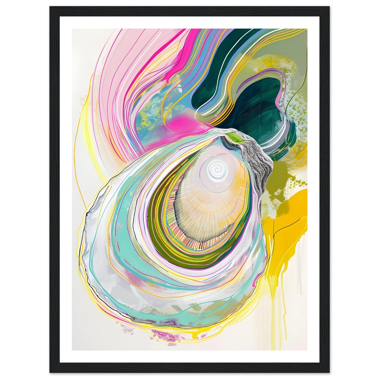 Colorful Oyster - Poster - Arthena